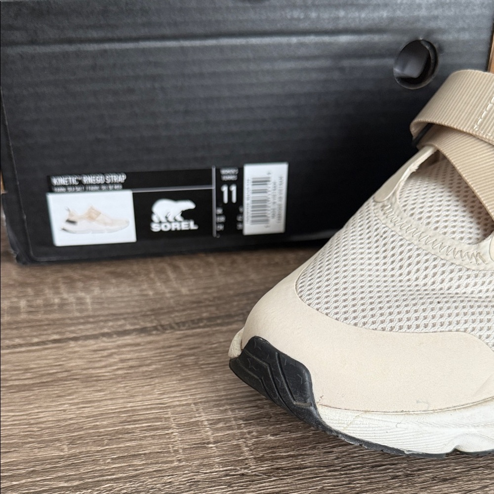 Sorel Cream Strap Sneakers
